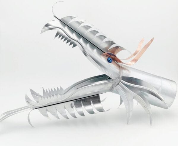 Gargouille de gouttière en zinc Shenron – Image 5
