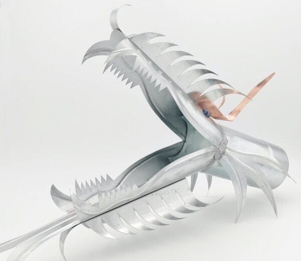Gargouille de gouttière en zinc Shenron – Image 6