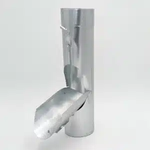 Récupérateur d'eau de pluie en zinc ø100 mm