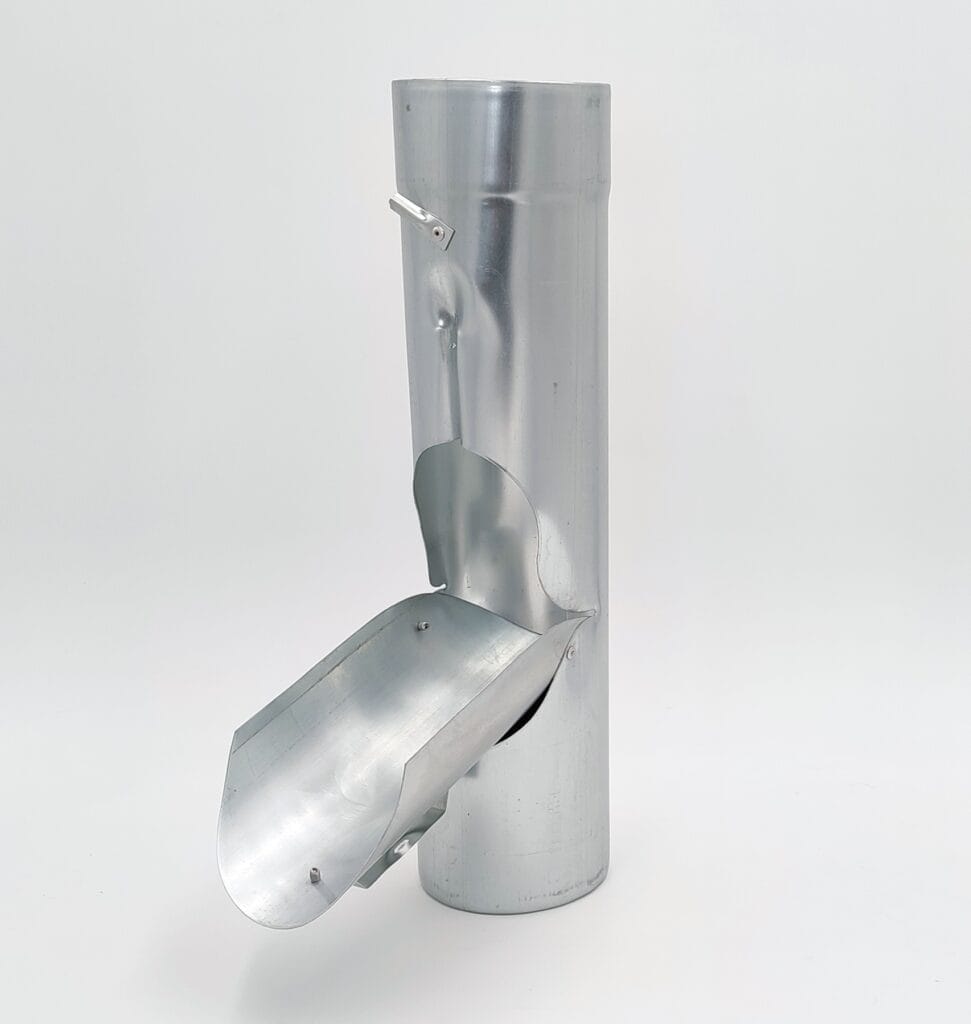Récupérateur d'eau de pluie en zinc ø100 mm