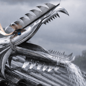 Gargouille Zinc Shenron – Ø80 & Ø100