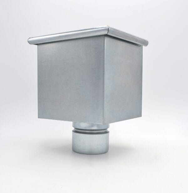 Boite à eau en zinc 200x200 mm – Image 3
