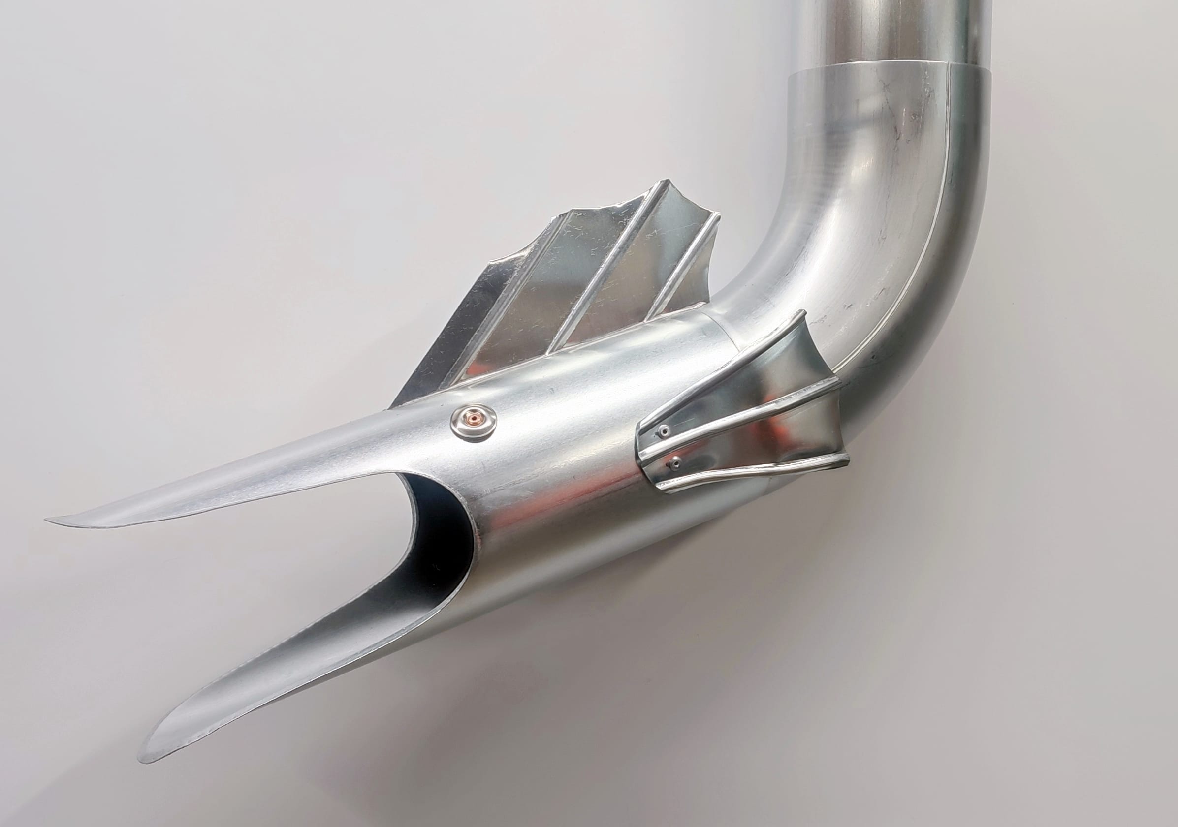 Gargouille de gouttière en zinc Barracuda – Image 5