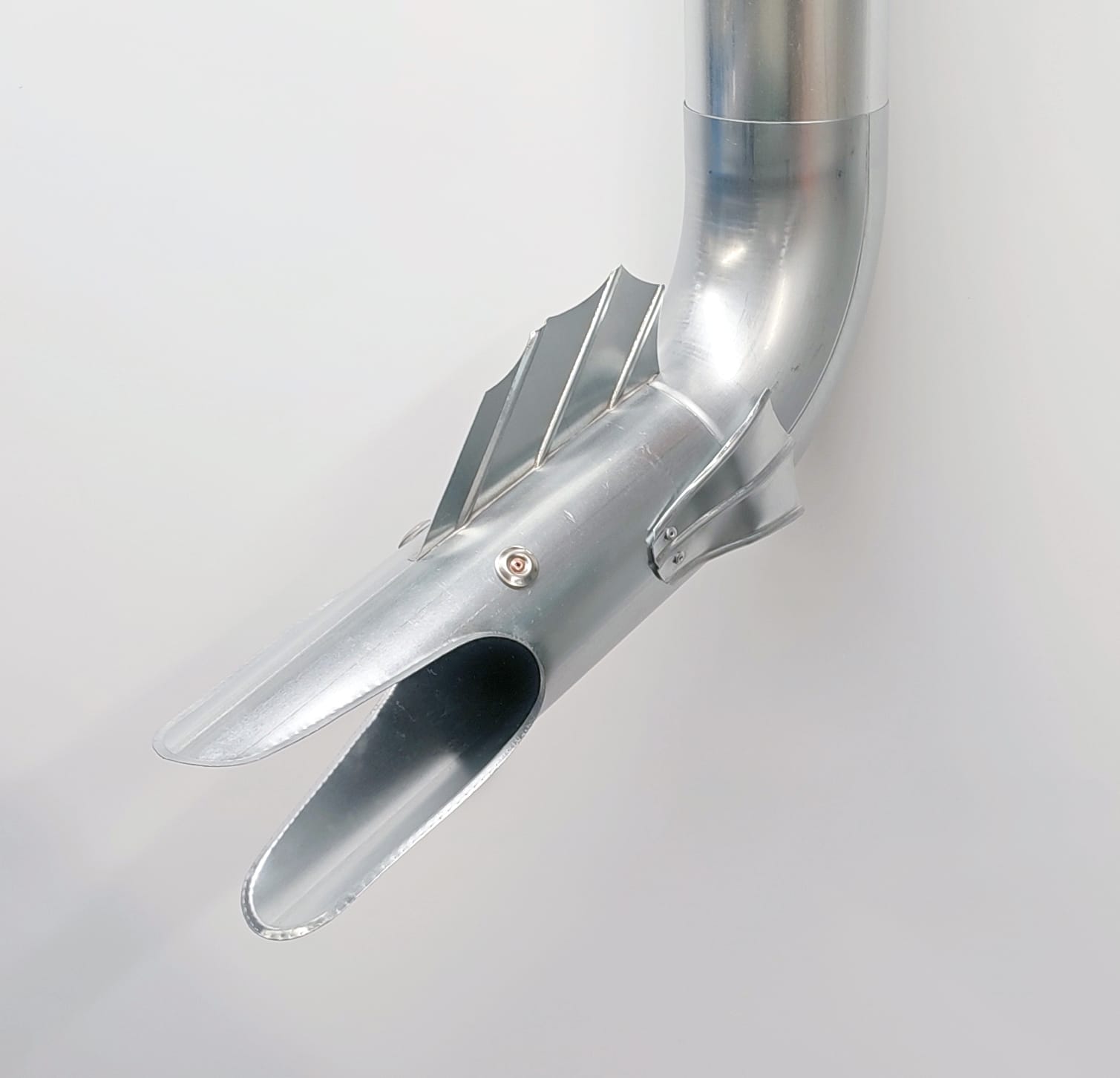 Gargouille de gouttière en zinc Barracuda – Image 4