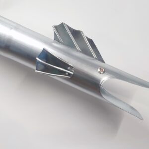 Gargouille de gouttière en zinc Barracuda