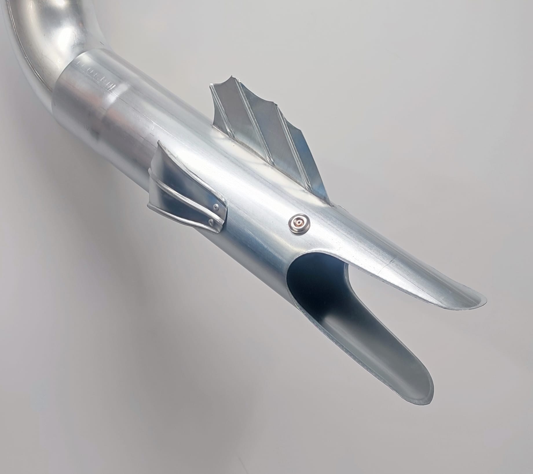 Gargouille de gouttière en zinc Barracuda