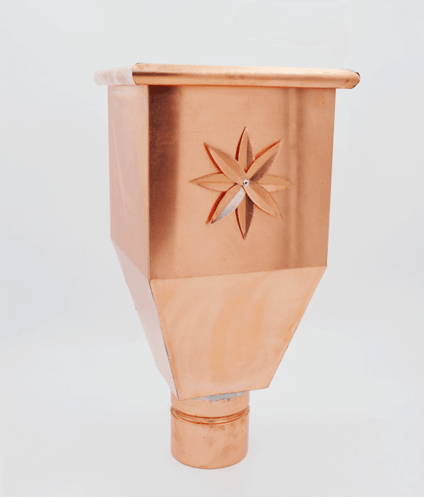 Boite à eau cuivre tronconique