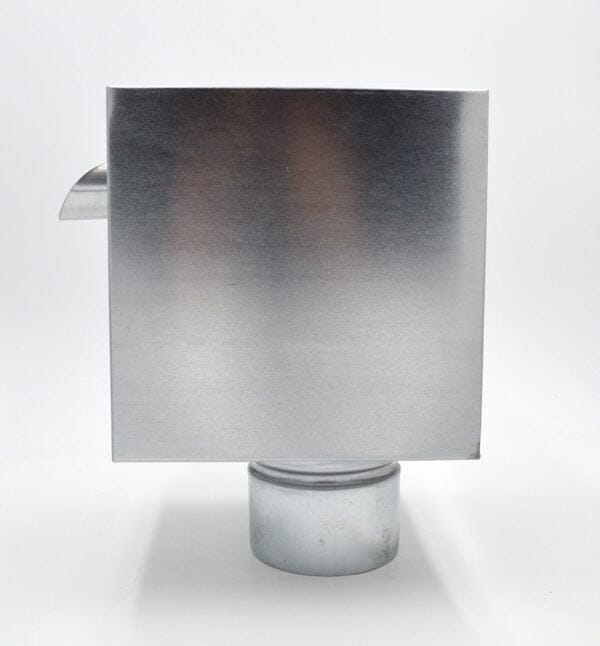 Boite à eau en zinc 200x200 mm avec trop plein – Image 6