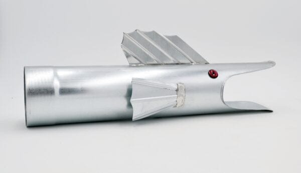 Gargouille de gouttière en zinc Barracuda – Image 3