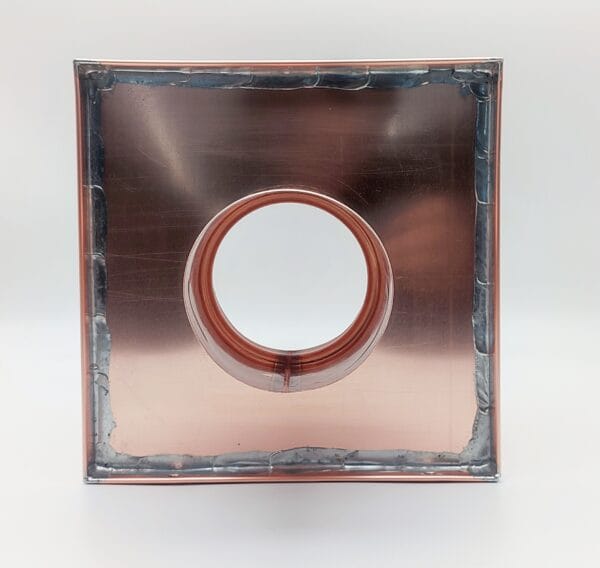 Boite à eau en cuivre 200x200 mm – Image 7