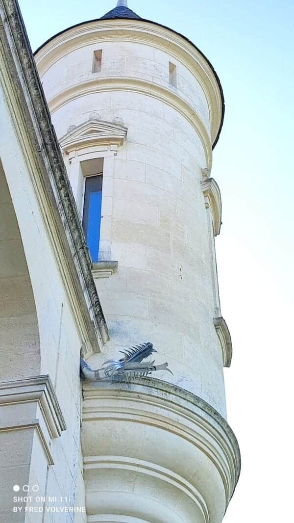 Gargouille de gouttière en zinc Shenron – Image 4