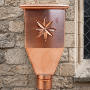 Boite à eau cuivre tronconique