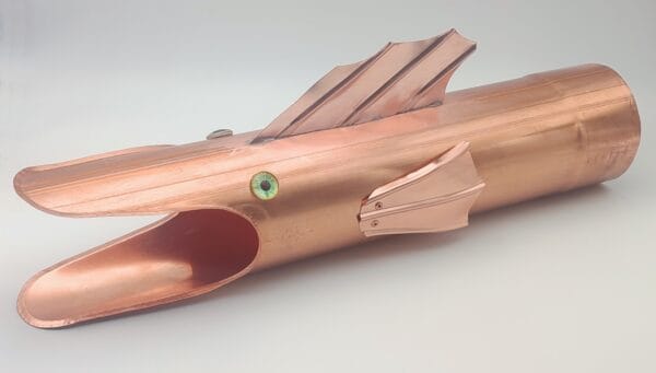 Gargouille de gouttière en cuivre Barracuda – Image 6