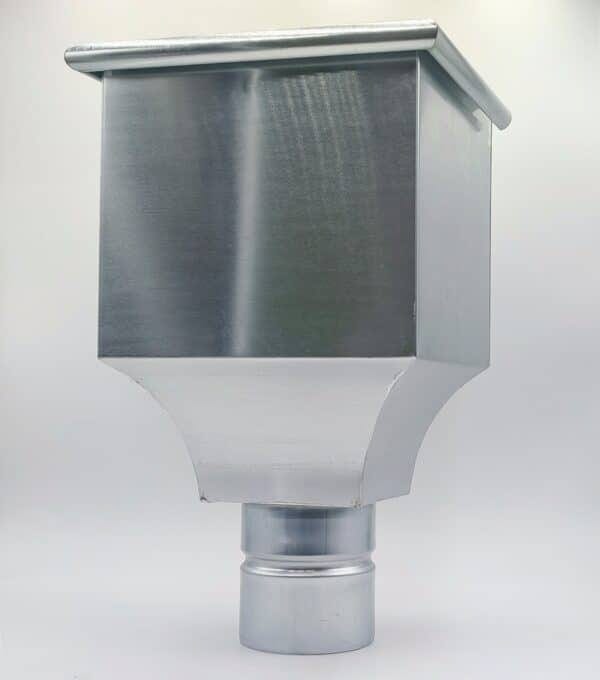 Boite à eau en zinc incurvée – Image 2