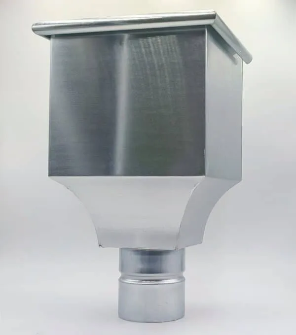 Boite à eau en zinc incurvée – Image 2
