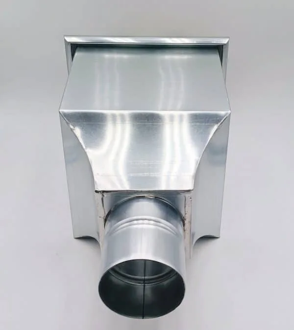 Boite à eau en zinc incurvée – Image 3
