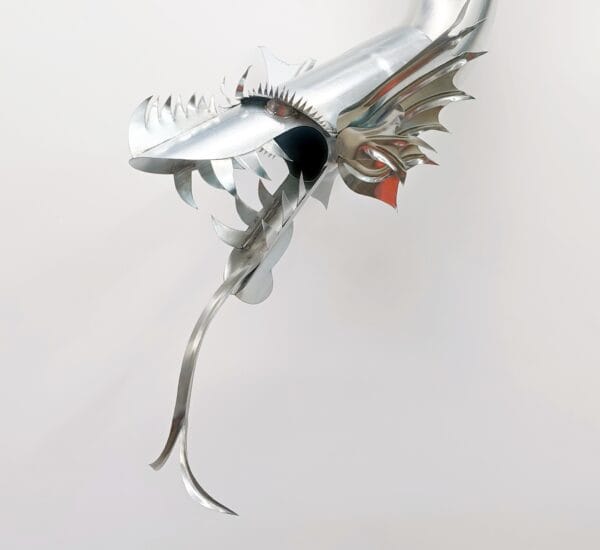 Gargouille de gouttière en zinc Falkor – Image 4
