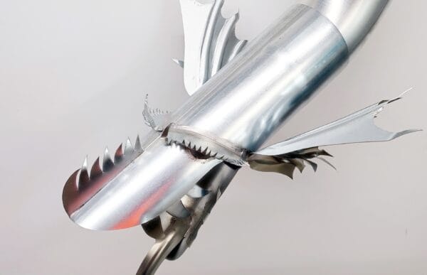 Gargouille de gouttière en zinc Falkor – Image 2