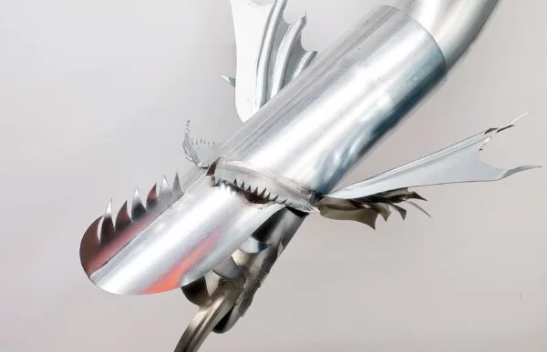 Gargouille de gouttière en zinc Falkor – Image 2