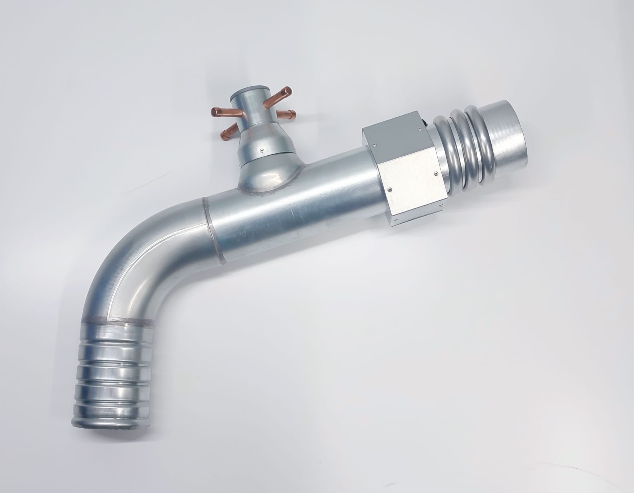 Sortie de Gouttière en Zinc Robizinc – Ø80 & Ø100 mm – Image 2