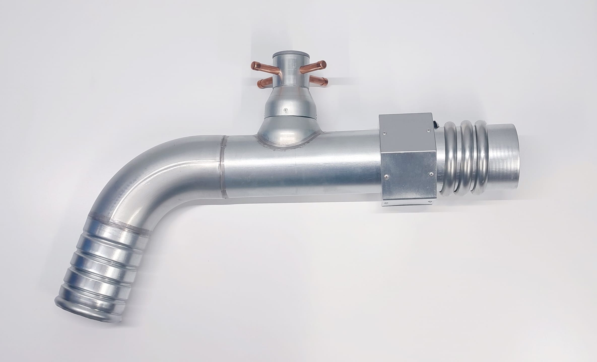 Sortie de Gouttière en Zinc Robizinc – Ø80 & Ø100 mm – Image 6