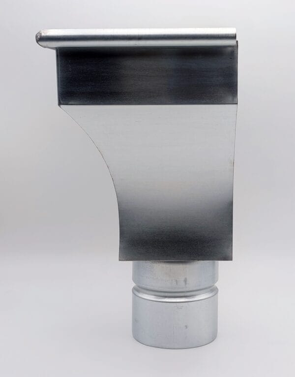 Boite à eau en zinc incurvée – Image 3