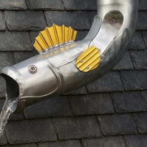 Sortie de gouttière en zinc Argyronis