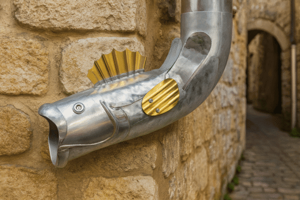 Sortie de gouttière en zinc Argyronis – Image 2